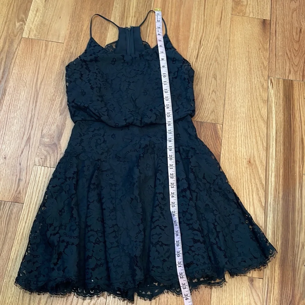 Joie Nanon B black lace sleeveless mini dress - Picture 15 of 16